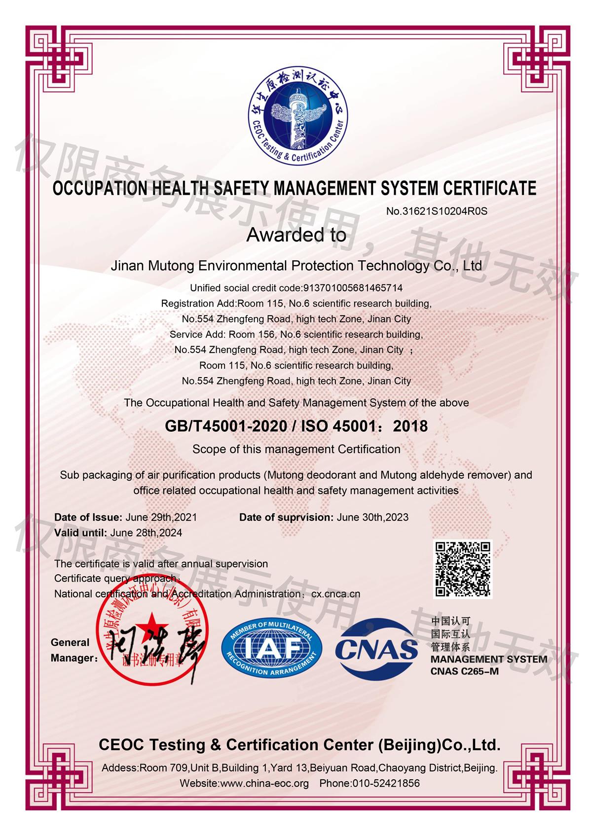 職業(yè)健康安全管理體系認證ISO45001-OHSMS英文.jpg